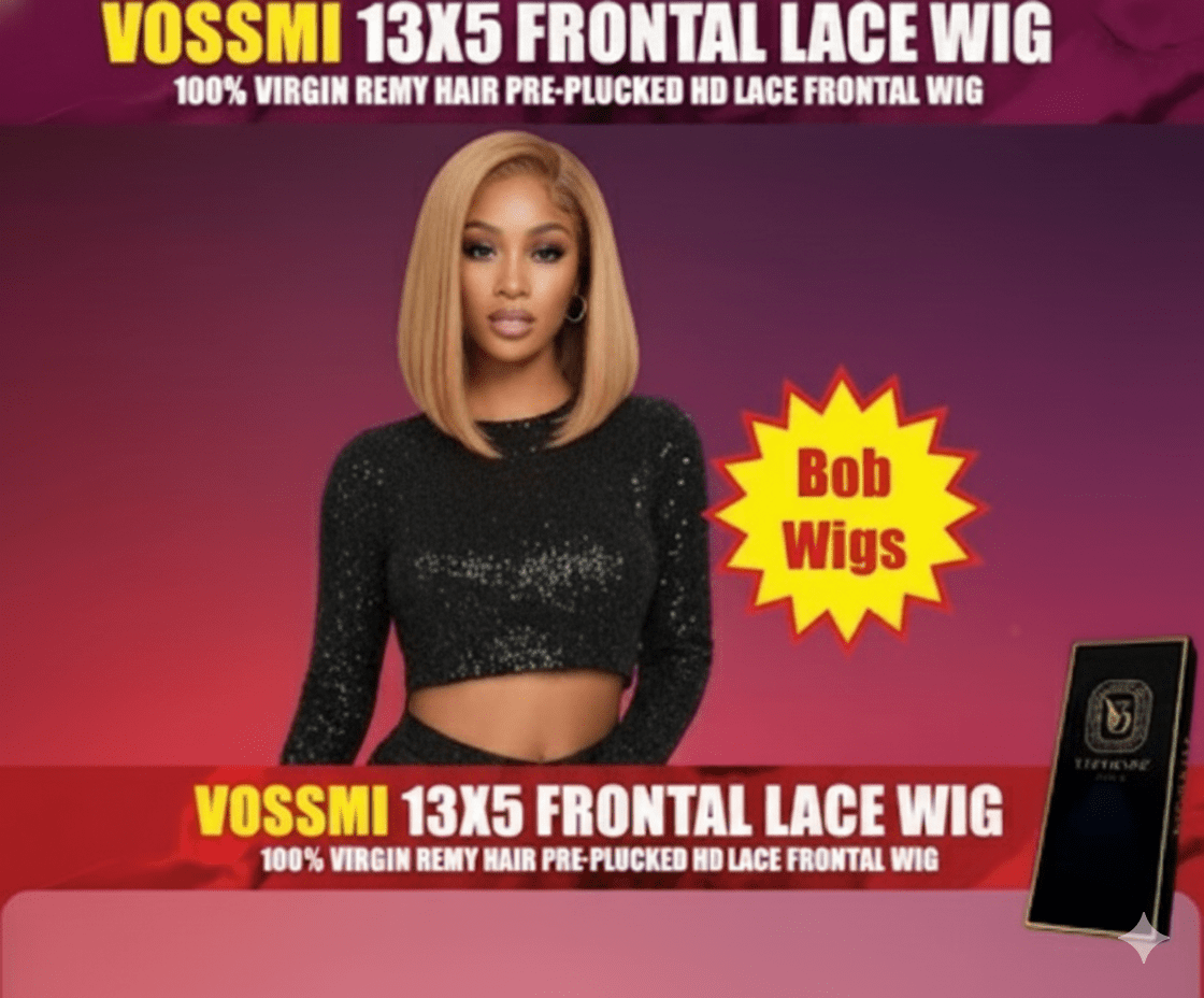 Beautiful Day Vossmi 13x5 Full Frontal HD Lace Bob Wig - Sexy Water - Beauty Exchange Beauty Supply