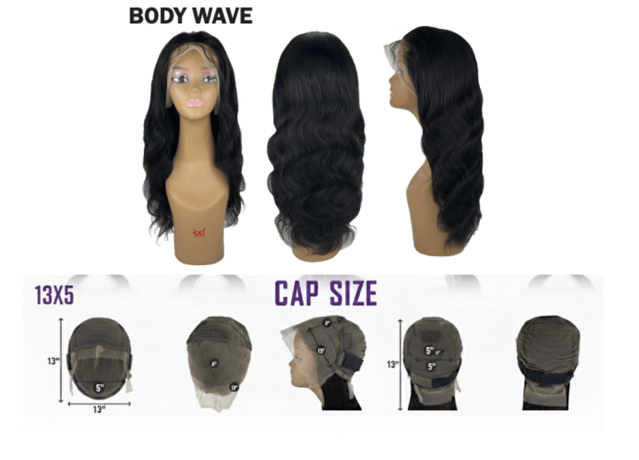 Beautiful Day Vossmi 13X5 HD Frontal Lace Wig Body Wave - 613 - Beauty Exchange Beauty Supply