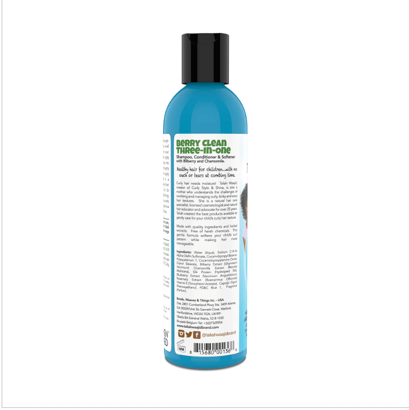 Berry Clean 3 - in - 1 Cleanser 8oz - Beauty Exchange Beauty Supply