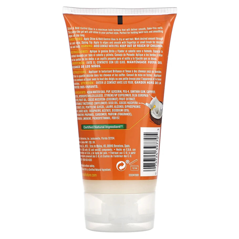 Creme Of Nature Shine & Hold Control Glue – Coconut Milk, 5.1 oz
