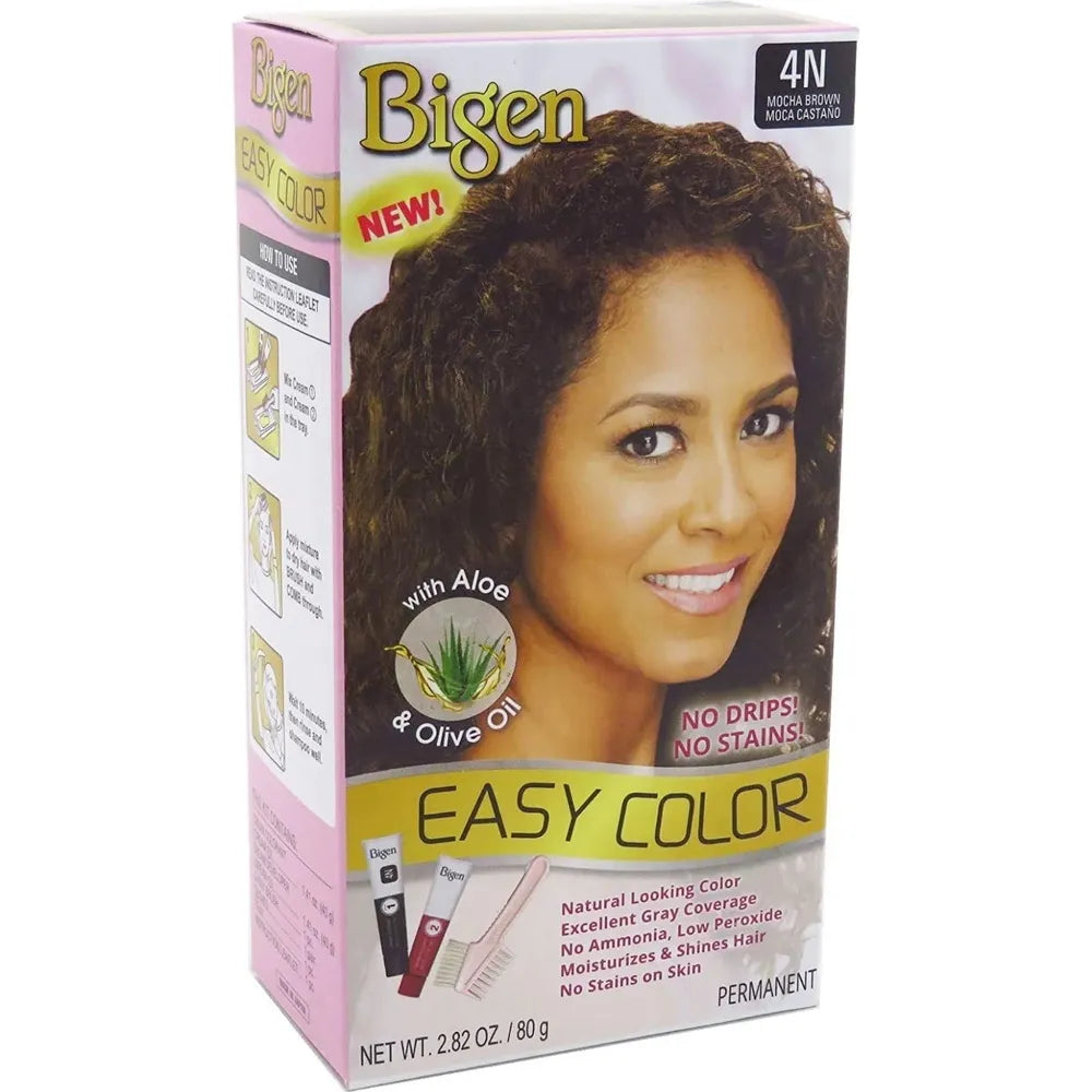 Bigen Easy Color – Natural Black, Deep Espresso, Mocha Brown, Intense Black, Burgundy, Cinnamon Spice, Honey Blonde, Light Golden Blonde, Brilliant Blonde - Beauty Exchange Beauty Supply