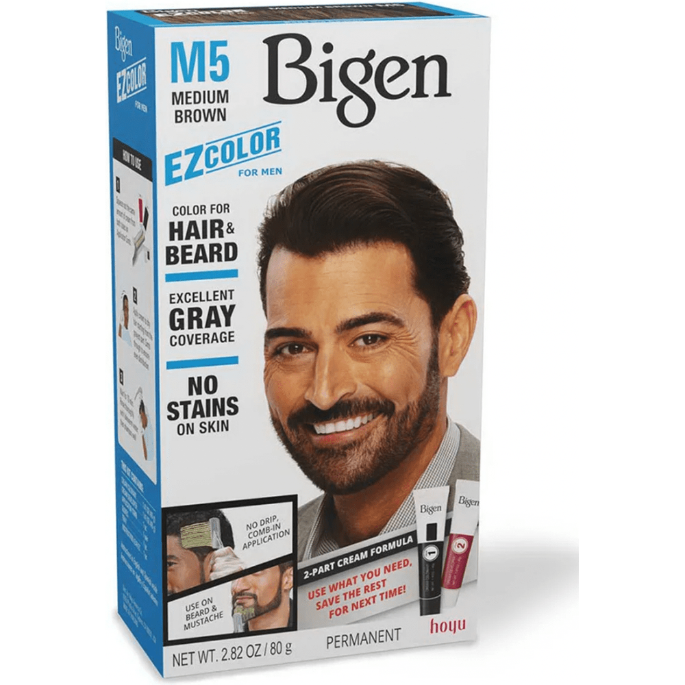 Bigen - M - Series | Hair Color Shades: M1, M2, M3, M4, M5 for Every Look | For - Hair & Beard | No Stains On Skin | Excellent Gray Coverage - Beauty Exchange Beauty Supply