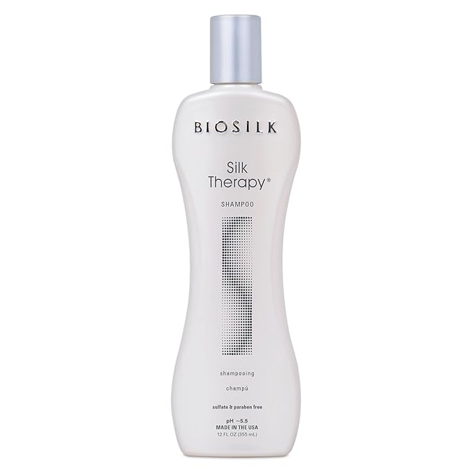 BioSilk Silk Therapy Shampoo – Gentle, Sulfate - Free Cleanser for Smooth & Shiny Hair (12oz) - Beauty Exchange Beauty Supply