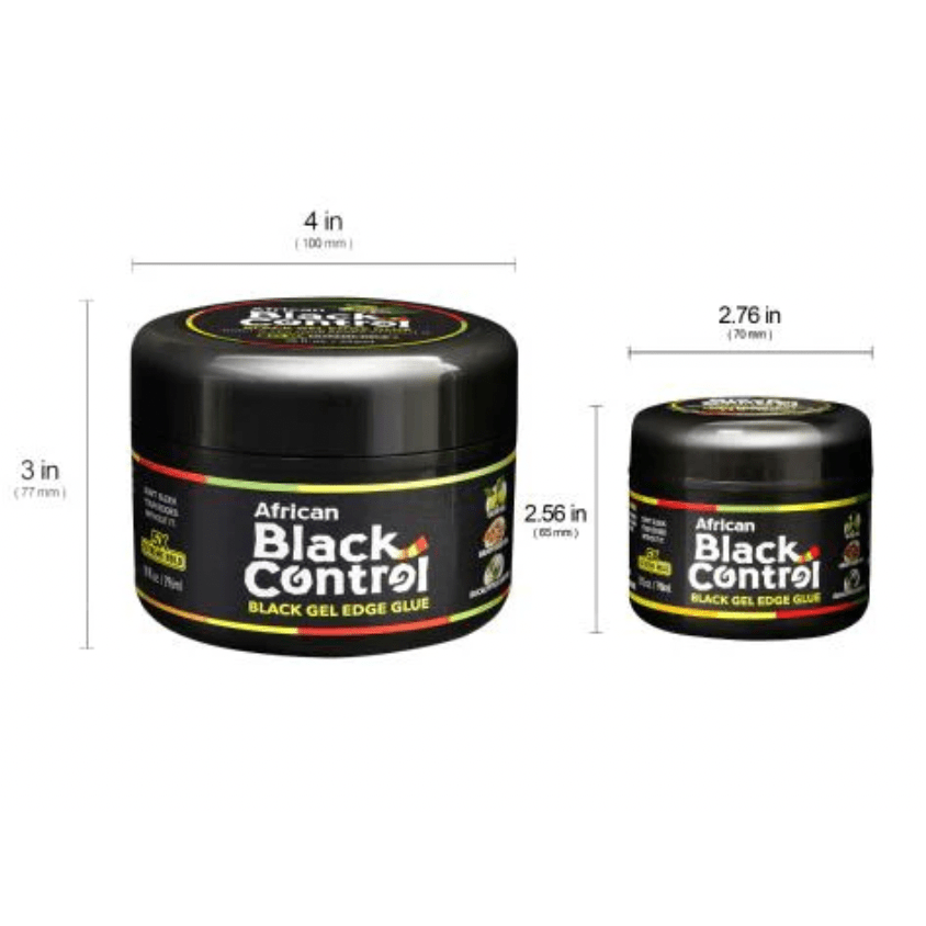 Black Control Edge Glue 5X Hold 3oz - Beauty Exchange Beauty Supply