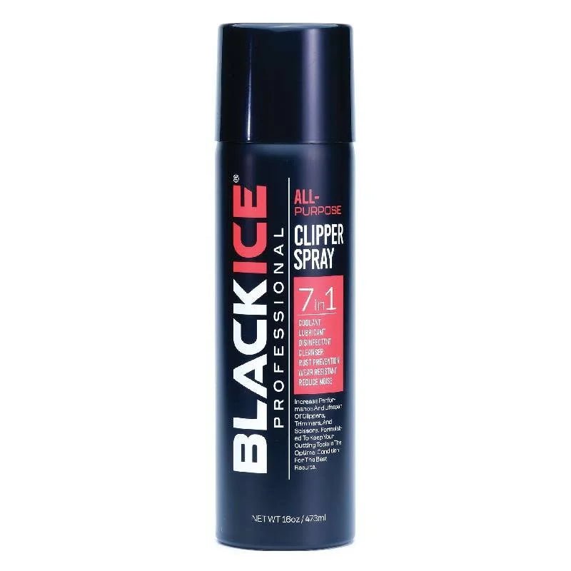 Black Ice 7 - in - 1 Clipper Spray – 16 oz - Beauty Exchange Beauty Supply