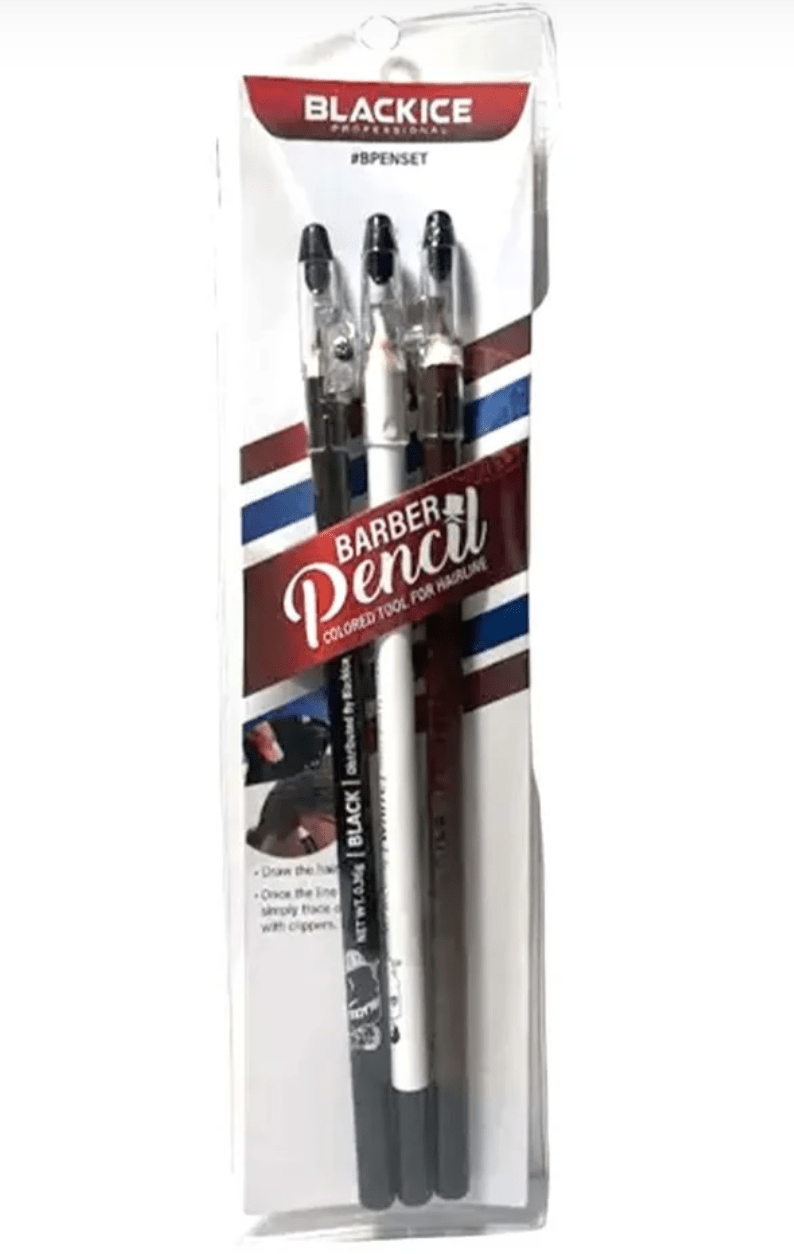 Black Ice – Barber Pencil Set 3pc - Beauty Exchange Beauty Supply