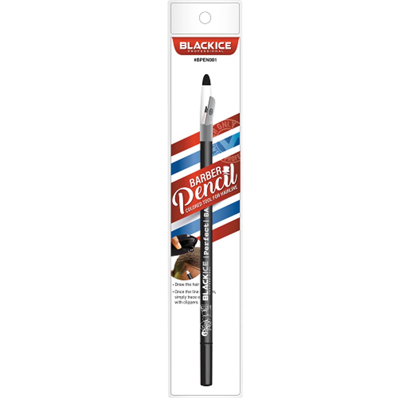 Black Ice Barber Pencil Set – Black - Beauty Exchange Beauty Supply