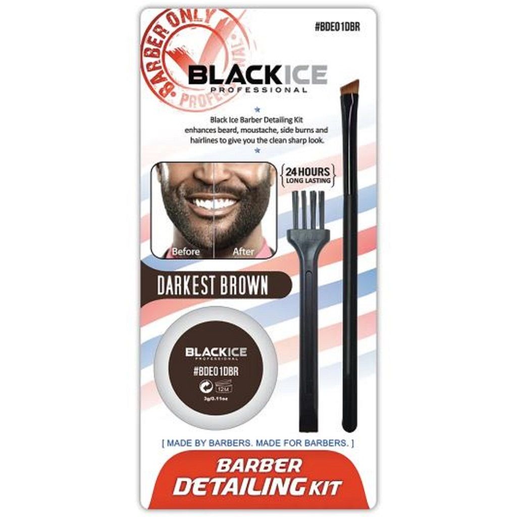 Black Ice Beard Detangling Kit - Beauty Exchange Beauty Supply