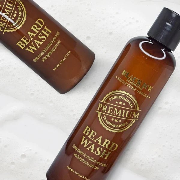 Black Ice Beard Wash – Deep Clean 8 oz - Beauty Exchange Beauty Supply