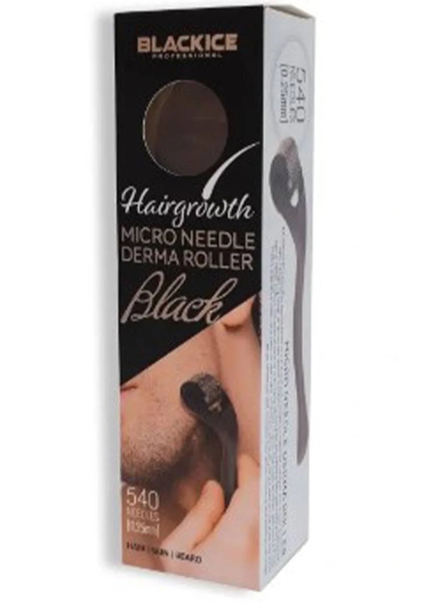 Black Ice Hair Growth Derma Roller – Black & Gold - Beauty Exchange Beauty Supply