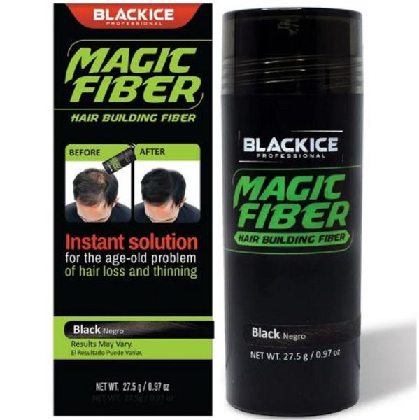 Black Ice Magic Fiber Hair Building Fiber - Beauty Exchange Beauty Supply