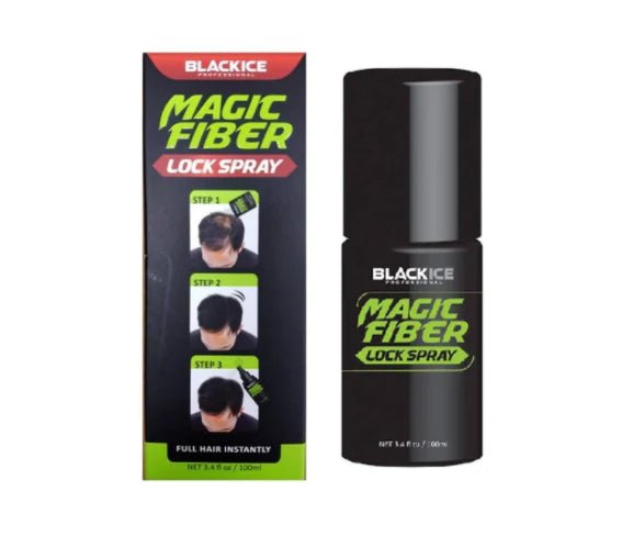 Black Ice Magic Hair Fiber – 0.97 oz - Beauty Exchange Beauty Supply