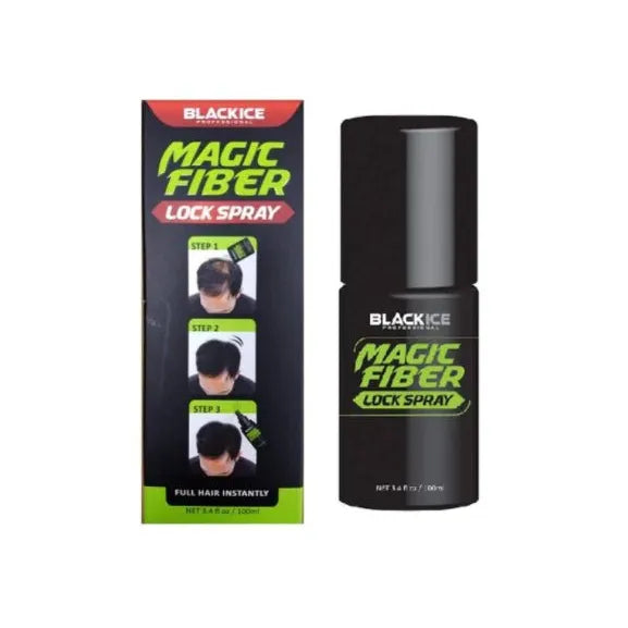 Black Ice Magic Hair Fiber – 0.97 oz - Beauty Exchange Beauty Supply