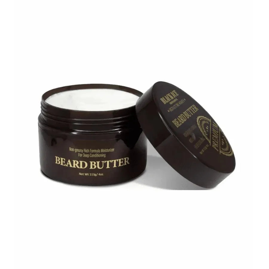 Black Ice Premium Beard Butter – Deep Moisturizing - 4 oz - Beauty Exchange Beauty Supply
