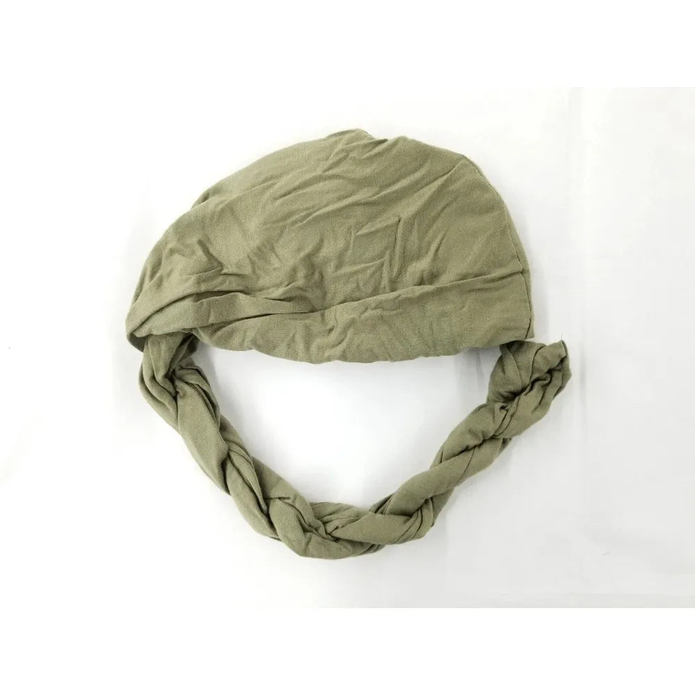 Black Ice Professional Pre - Tied Silky Satin Lined Turban M/L – Stylish Hair Protection with Satin Comfort | 6 Colors - Beauty Exchange Beauty Supply