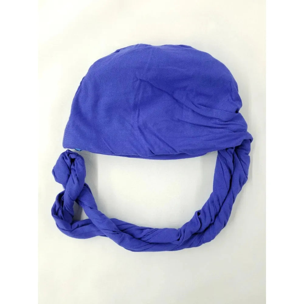 Black Ice Professional Pre - Tied Silky Satin Lined Turban M/L – Stylish Hair Protection with Satin Comfort | 6 Colors - Beauty Exchange Beauty Supply