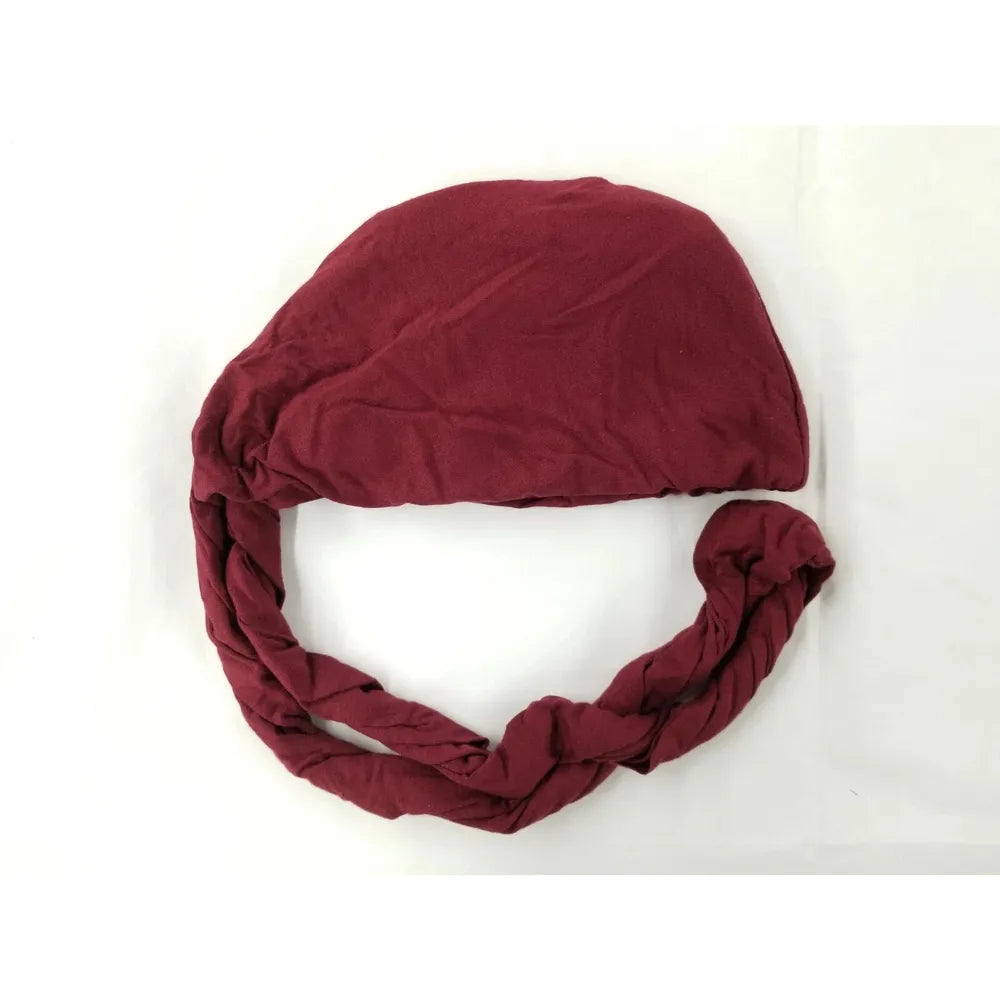 Black Ice Professional Pre - Tied Silky Satin Lined Turban M/L – Stylish Hair Protection with Satin Comfort | 6 Colors - Beauty Exchange Beauty Supply