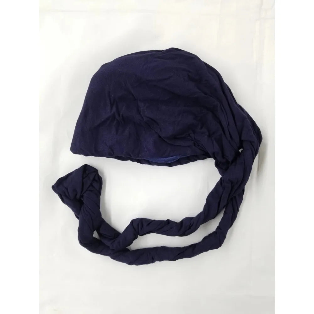 Black Ice Professional Pre - Tied Silky Satin Lined Turban XL – Extra Comfort & Hair Protection | Black, Navy, Khaki - Beauty Exchange Beauty Supply