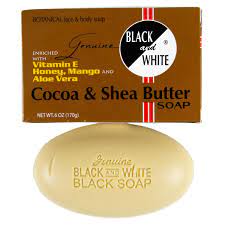 Black & White Cocoa, Shea & Capuacu Soaps – 6 oz - Beauty Exchange Beauty Supply