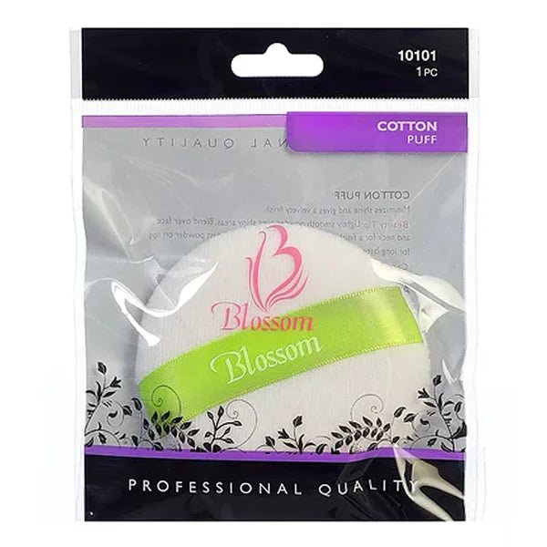 Blossom Professional Quality Cotton Puff โ Soft, Gentle & Lint - Free | 101 & 301 (1 pc each) - Beauty Exchange Beauty Supply