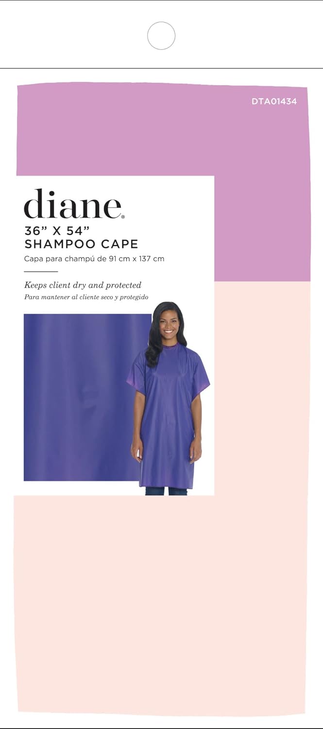 Diane Shampoo Cape โ Water-Resistant, Lightweight Salon Cape