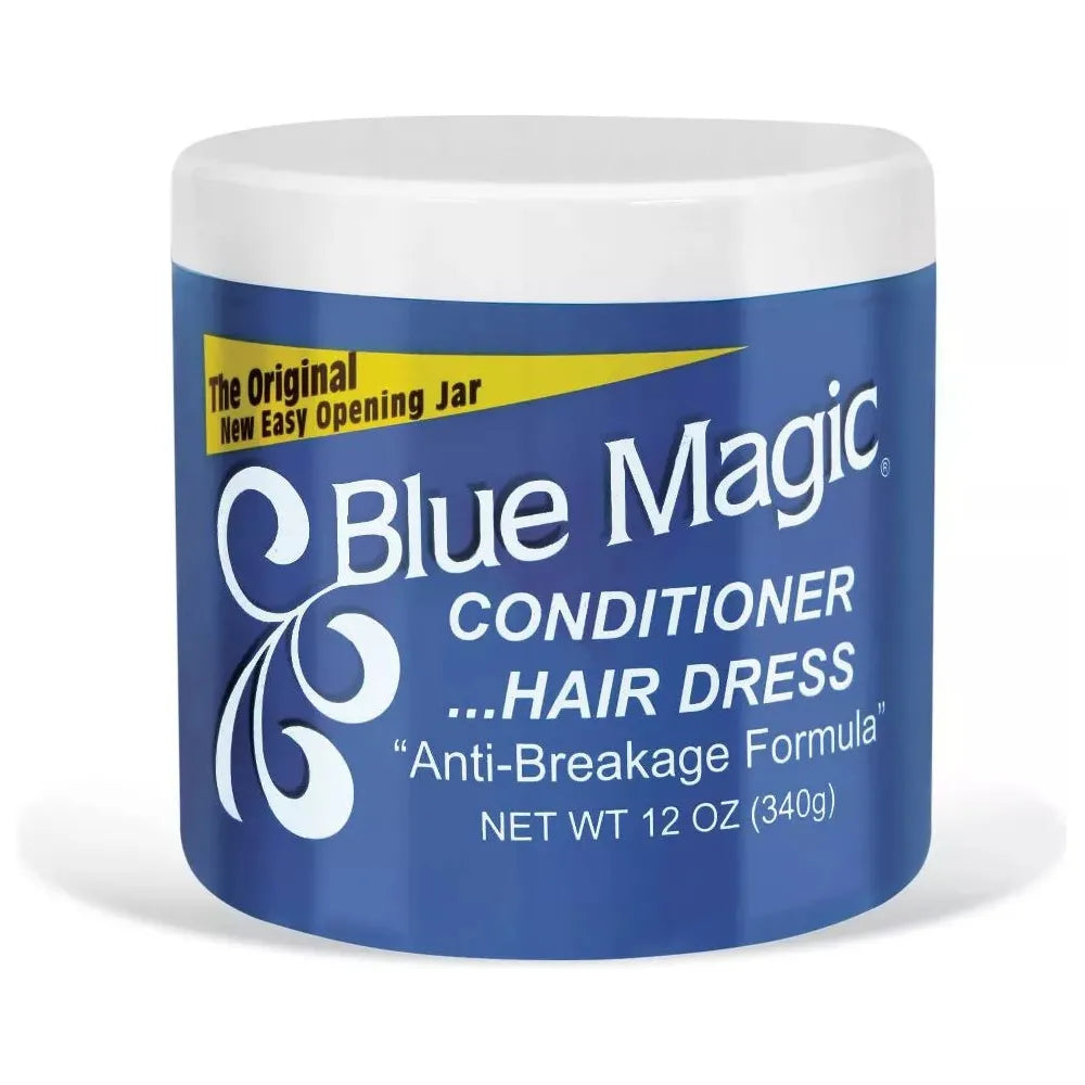 Blue Magic Hair Dress – Bergamot, Olive Oil, Castor Oil, Conditioner & Super Sure Gro (Various Variants) - Beauty Exchange Beauty Supply