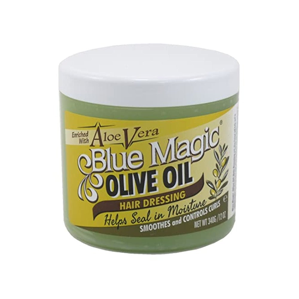 Blue Magic Hair Dress – Bergamot, Olive Oil, Castor Oil, Conditioner & Super Sure Gro (Various Variants) - Beauty Exchange Beauty Supply