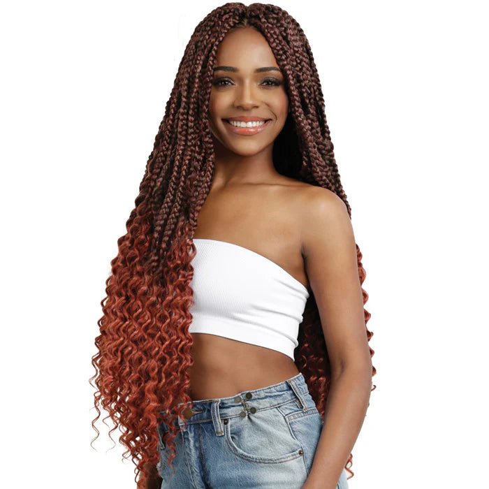 Bobbi Boss 3X Pre - Stretched Deep Wave Braid 28” – HB013 | Lightweight, Wavy & Tangle - Free | Triple Volume - Beauty Exchange Beauty Supply