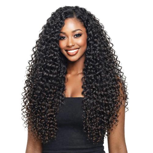 Bobbi Boss Human Hair Blend Crochet Braids – Seamless Deep Wave 20" - Beauty Exchange Beauty Supply