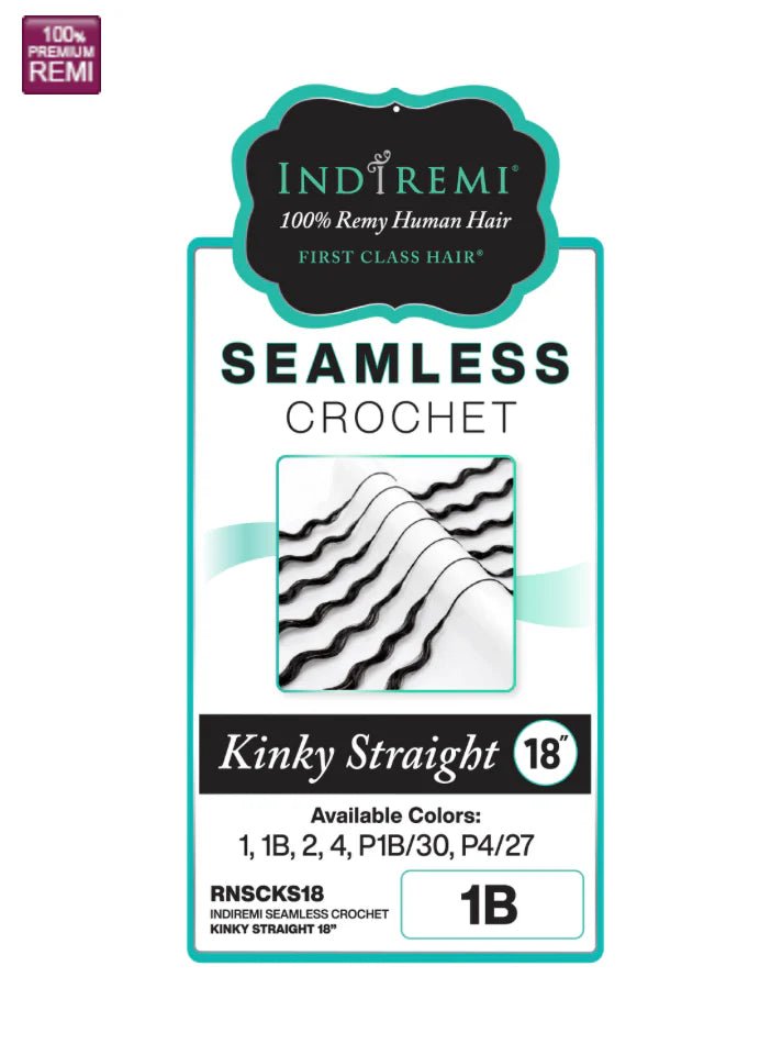 Bobbi Boss Indiremi Seamless Crochet Kinky Straight - 18" - Beauty Exchange Beauty Supply