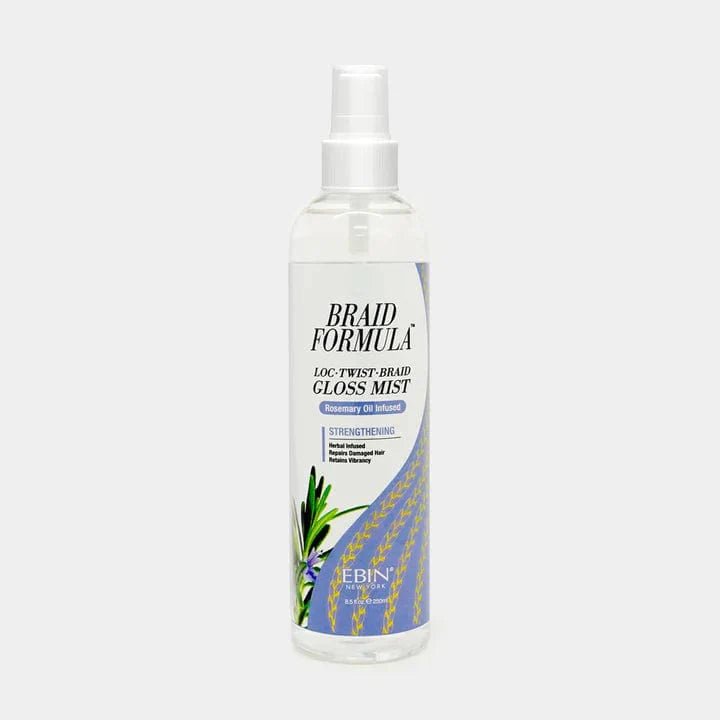 Braid Formula Gloss Mist – Rosemary Oil / Citrus Oil / Aloe Infused – 8.5 oz - Beauty Exchange Beauty Supply