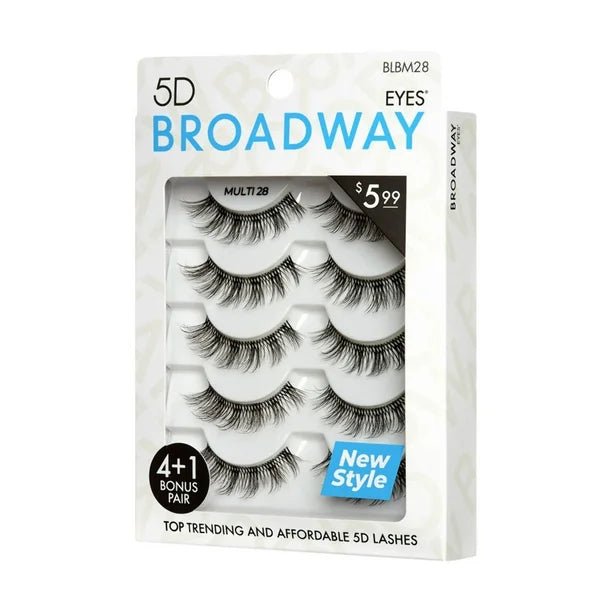 Broadway 5D Lash Multi Pack Collection - Beauty Exchange Beauty Supply