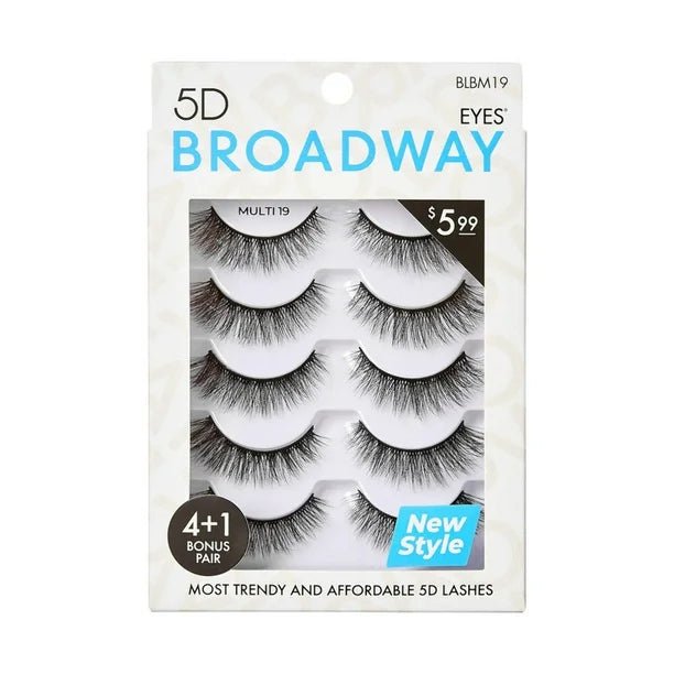 Broadway 5D Lash Multi Pack Collection - Beauty Exchange Beauty Supply