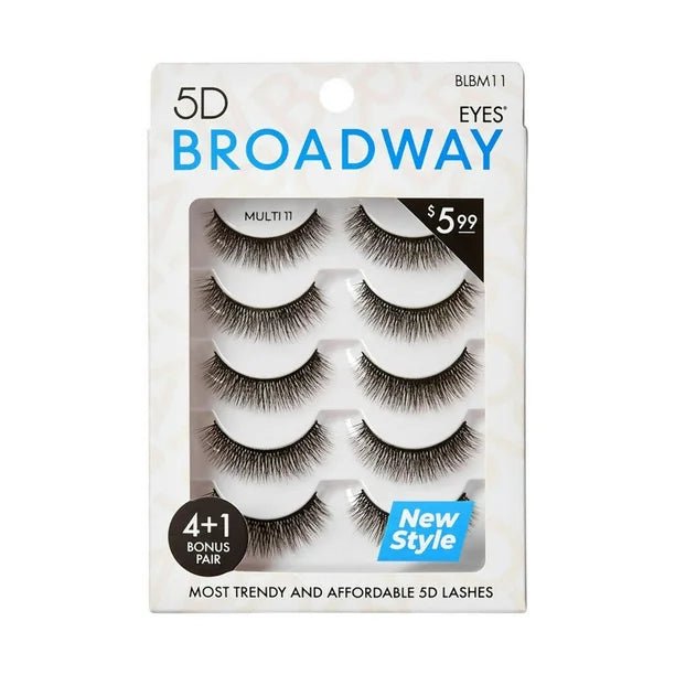 Broadway 5D Lash Multi Pack Collection - Beauty Exchange Beauty Supply