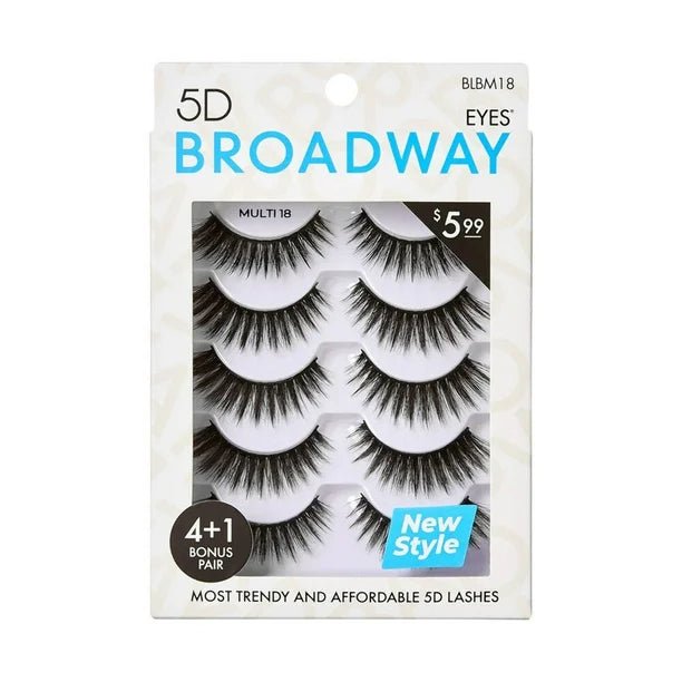 Broadway 5D Lash Multi Pack Collection - Beauty Exchange Beauty Supply