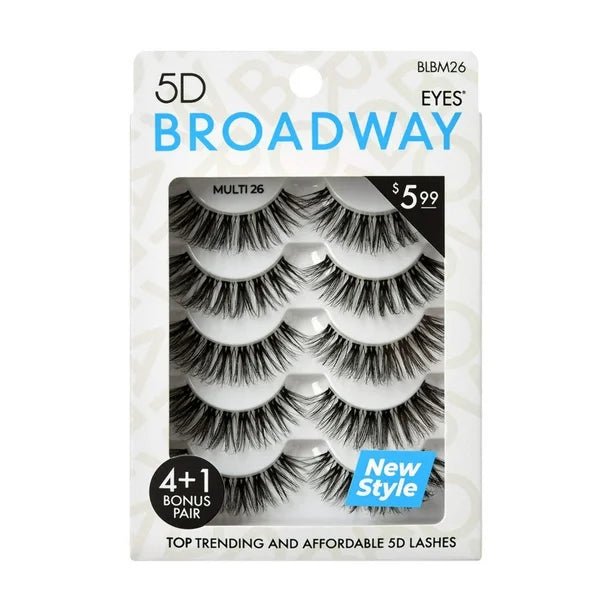 Broadway 5D Lash Multi Pack Collection - Beauty Exchange Beauty Supply