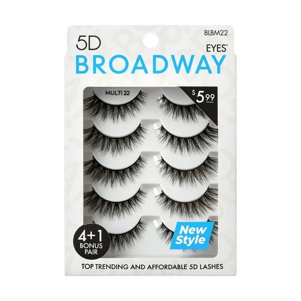 Broadway 5D Lash Multi Pack Collection - Beauty Exchange Beauty Supply