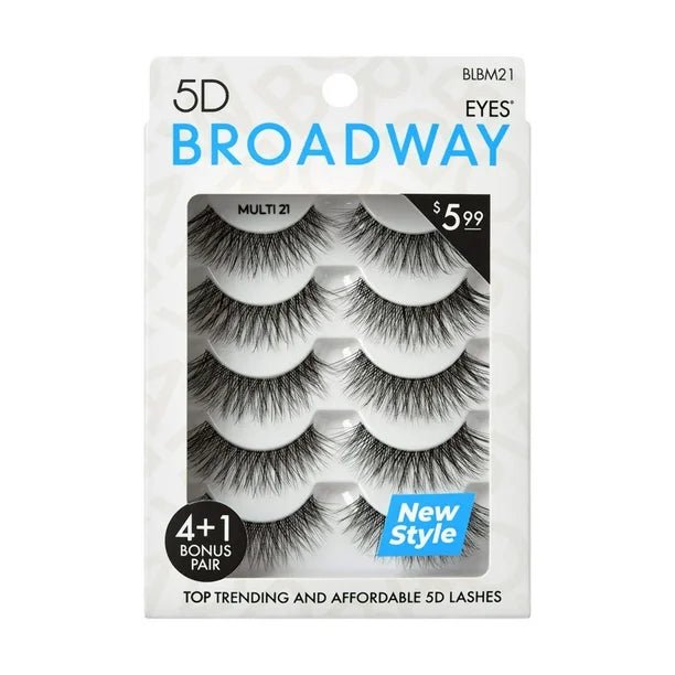 Broadway 5D Lash Multi Pack Collection - Beauty Exchange Beauty Supply