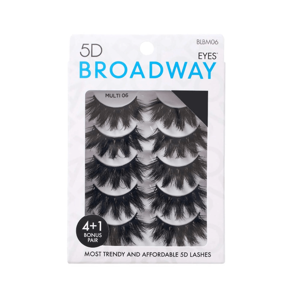 Broadway by Kiss 5 Pair False Eyelash Multipack - Beauty Exchange Beauty Supply