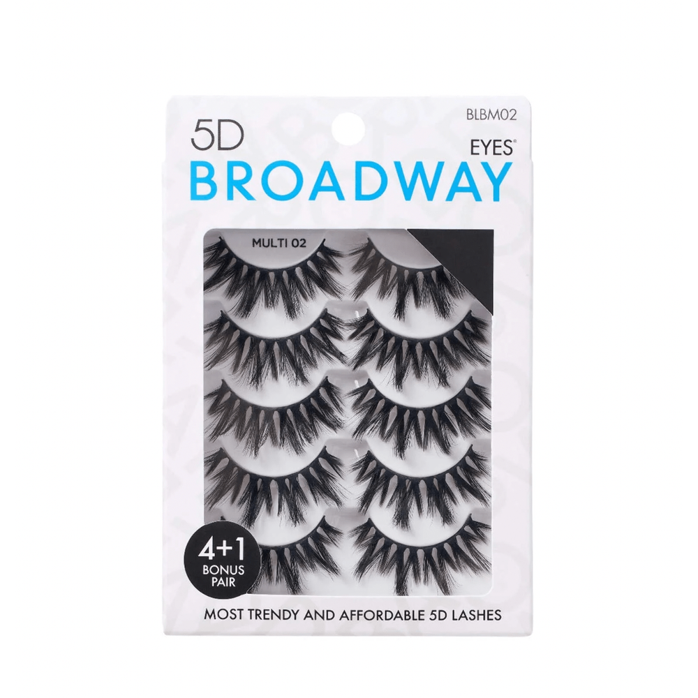 Broadway by Kiss 5 Pair False Eyelash Multipack - Beauty Exchange Beauty Supply