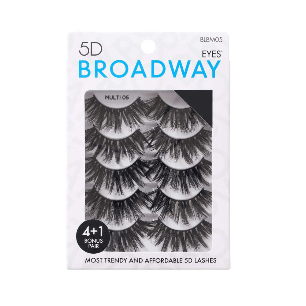Broadway by Kiss 5 Pair False Eyelash Multipack - Beauty Exchange Beauty Supply