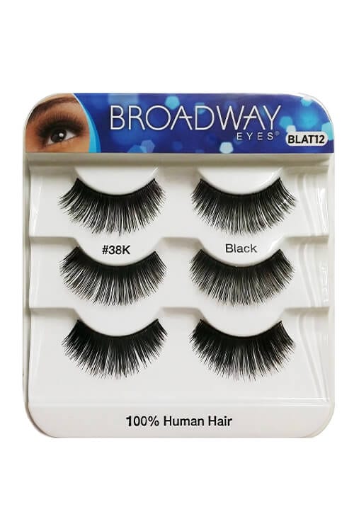 Broadway Eyes 100% Human Hair Strip Lashes – 3 Pack - Beauty Exchange Beauty Supply