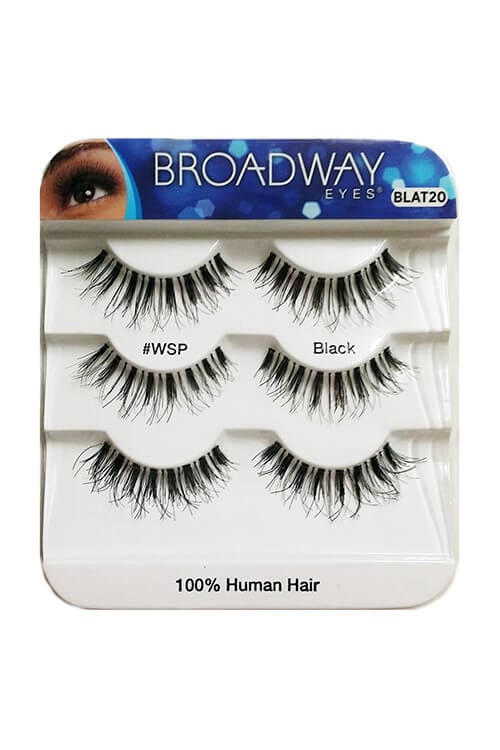 Broadway Eyes 100% Human Hair Strip Lashes – 3 Pack - Beauty Exchange Beauty Supply