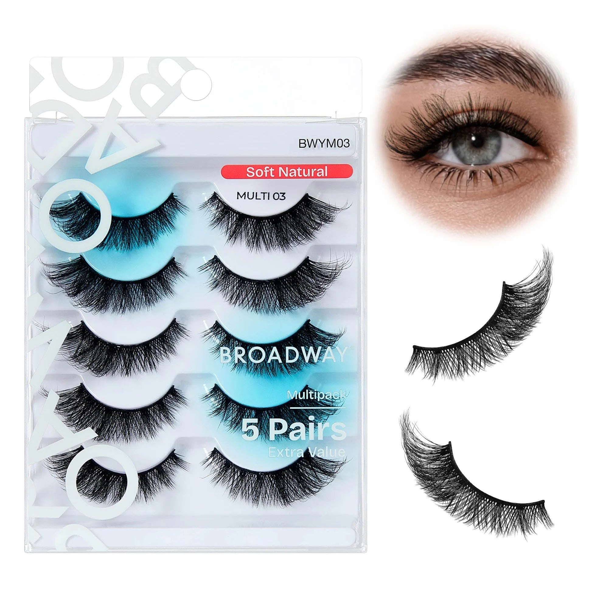 Broadway Faux Mink Strip Eyelashes – Multipack - Beauty Exchange Beauty Supply