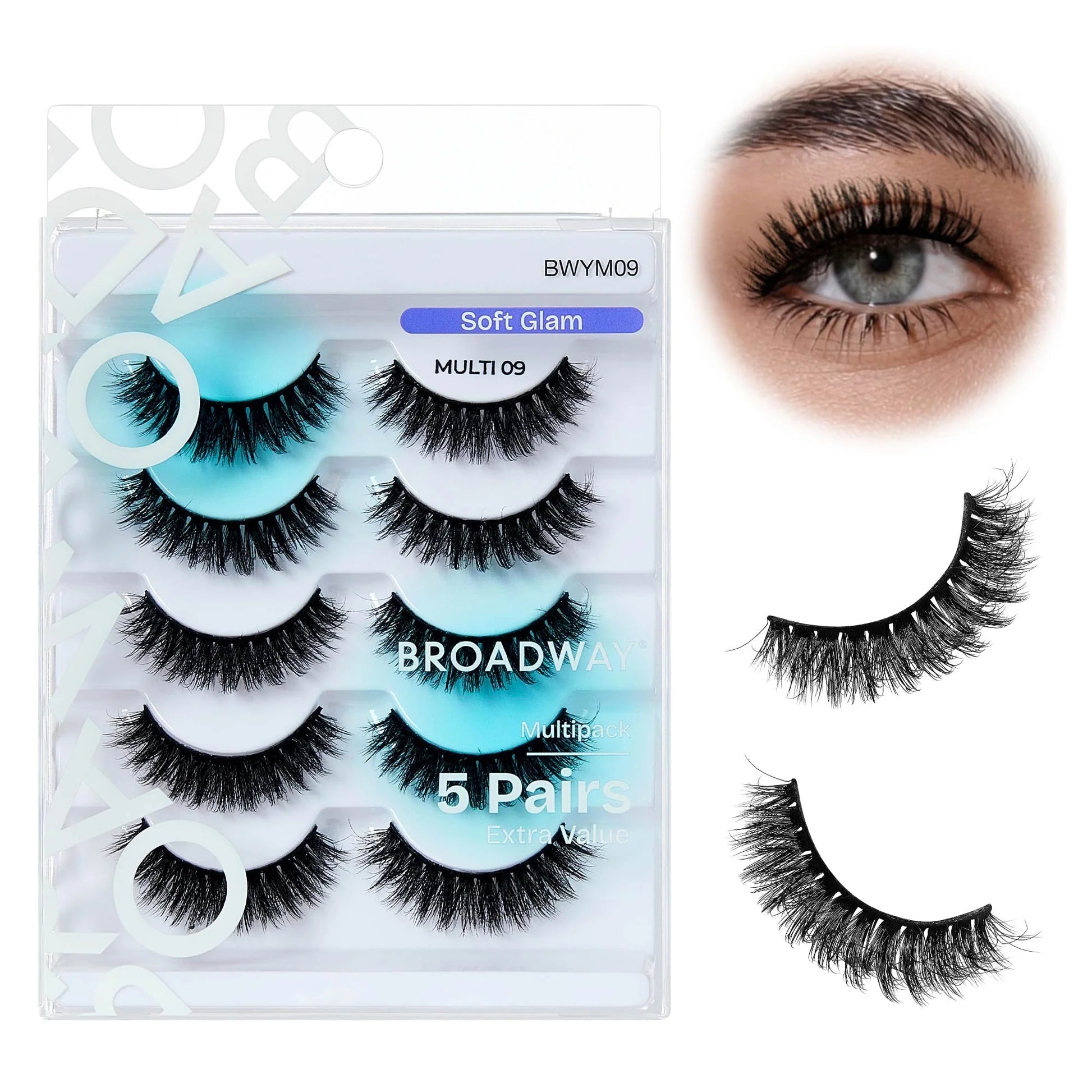 Broadway Faux Mink Strip Eyelashes – Multipack - Beauty Exchange Beauty Supply