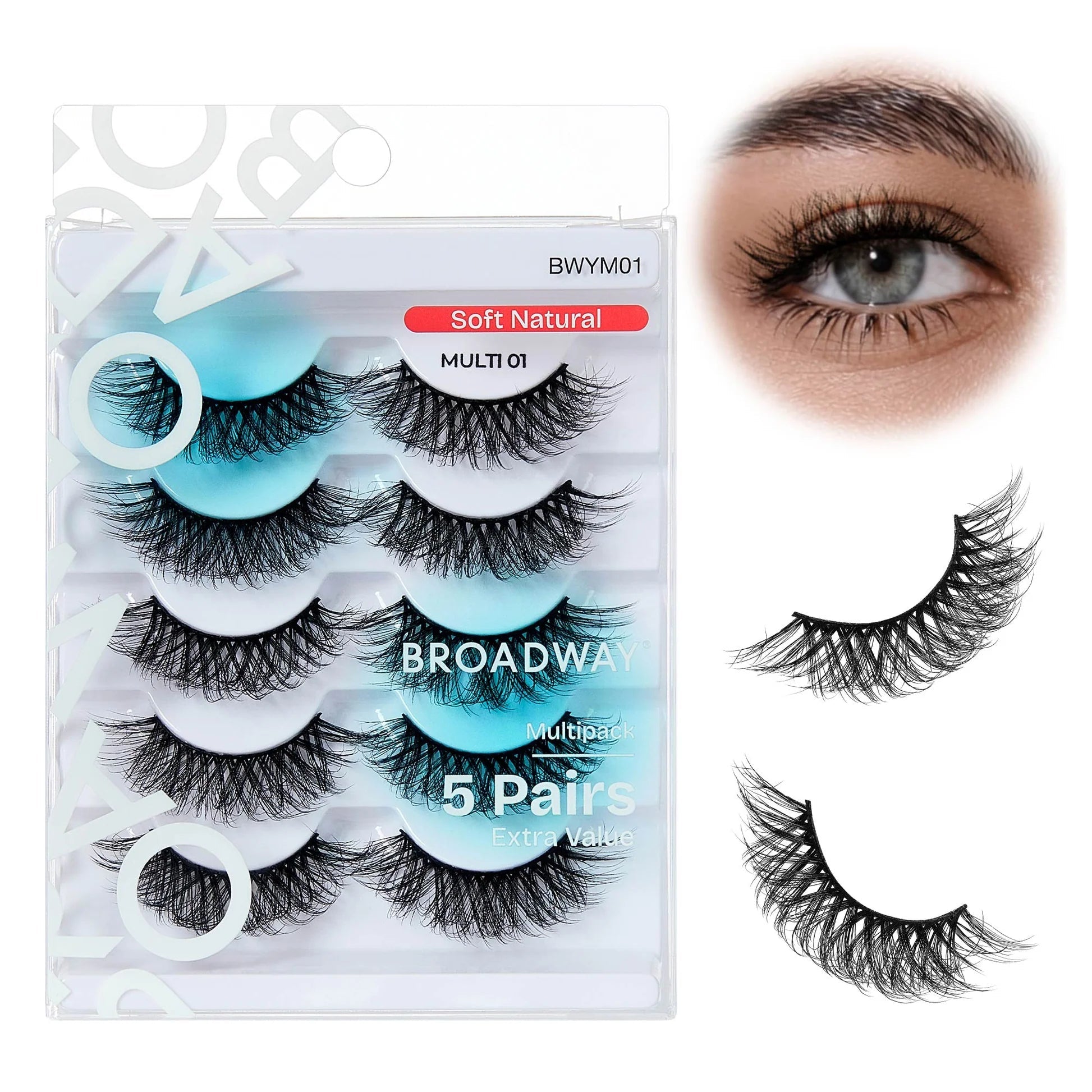 Broadway Faux Mink Strip Eyelashes – Multipack - Beauty Exchange Beauty Supply