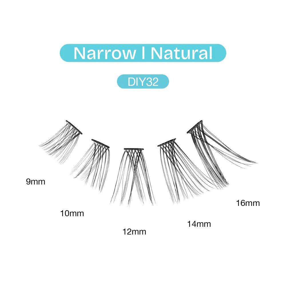 Broadway Natural DIY Cluster Lashes – 112 - 140pcs - Beauty Exchange Beauty Supply