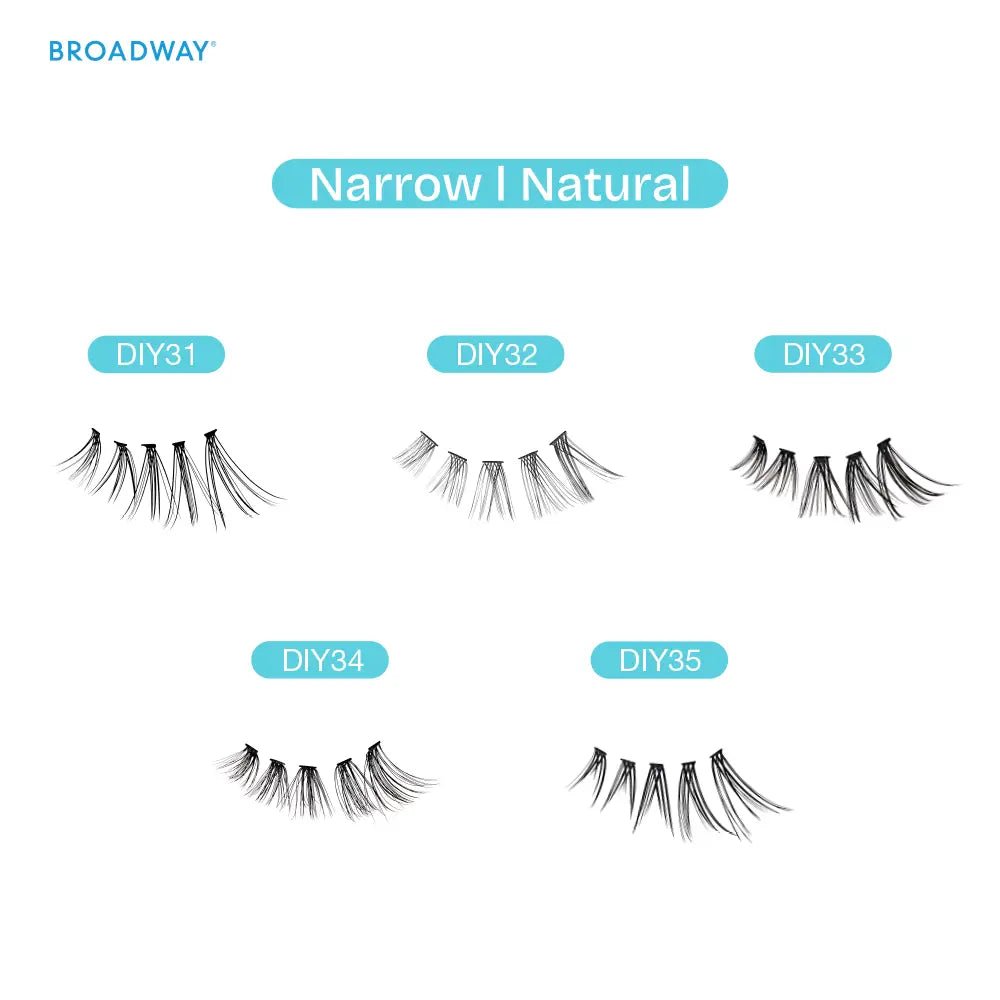 Broadway Natural DIY Cluster Lashes – 112 - 140pcs - Beauty Exchange Beauty Supply