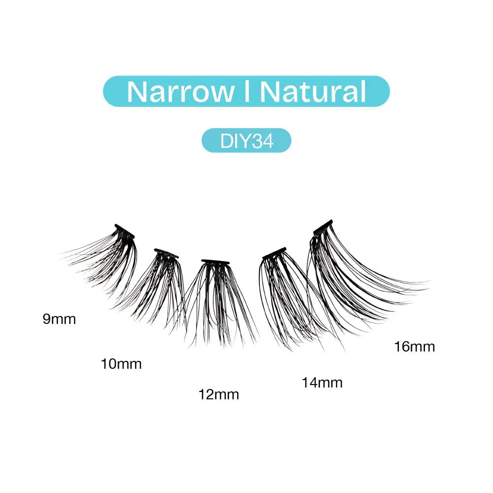 Broadway Natural DIY Cluster Lashes – 112 - 140pcs - Beauty Exchange Beauty Supply