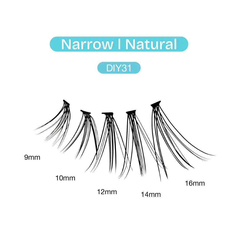 Broadway Natural DIY Cluster Lashes – 112 - 140pcs - Beauty Exchange Beauty Supply